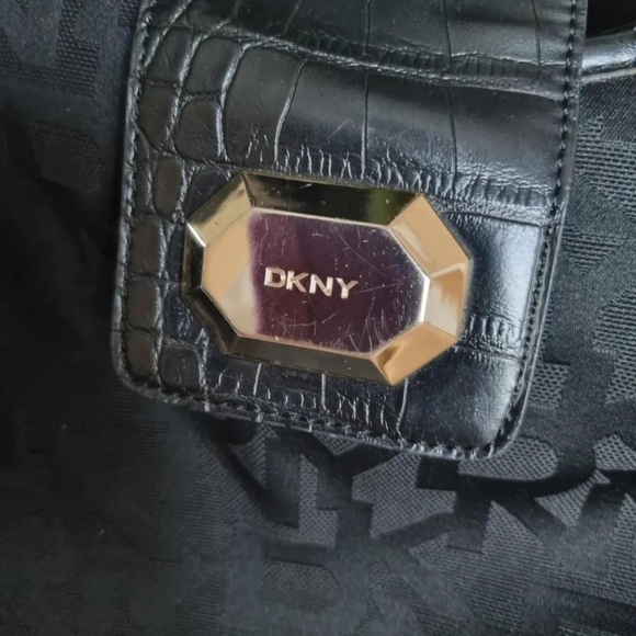 Dkny black monogram small bag - Picture 3 of 4